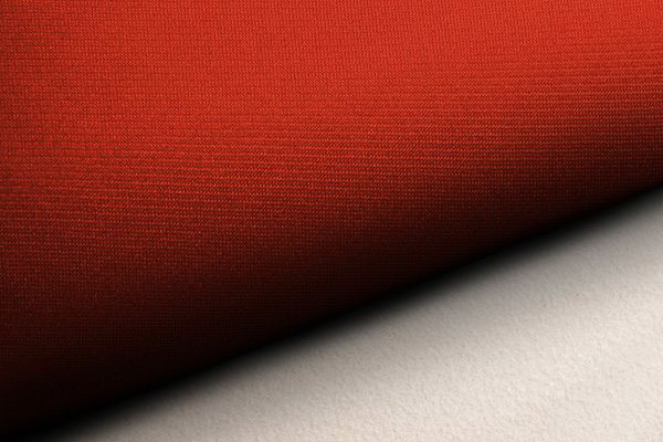 Satin Stretch™ Inferno Orange Material
