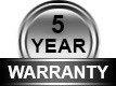 5-Year Warranty