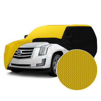 Coverking® - Stormproof™ Yellow Custom Car Cover with Black Sides
