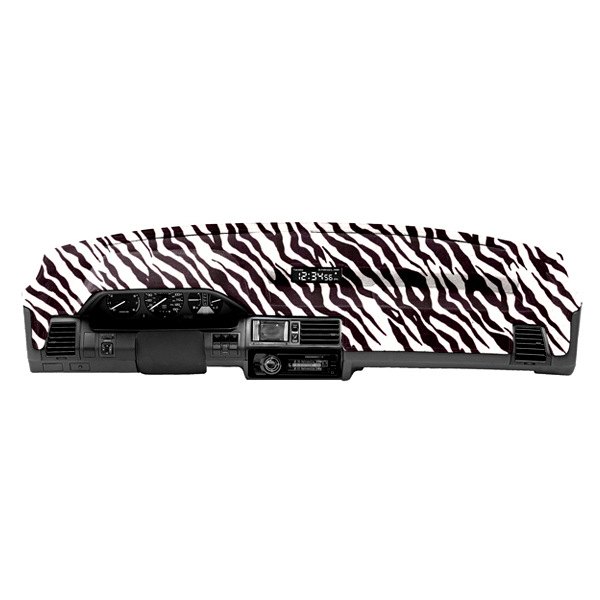 Coverking® CDCA13TT10202 - Designer Velour Zebra Custom Dash