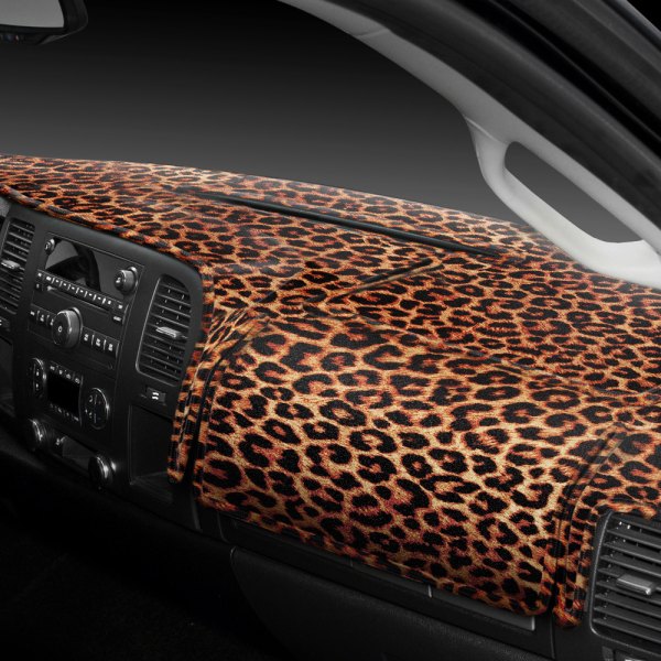  Coverking® - Designer Velour Cheetah Custom Dash Cover