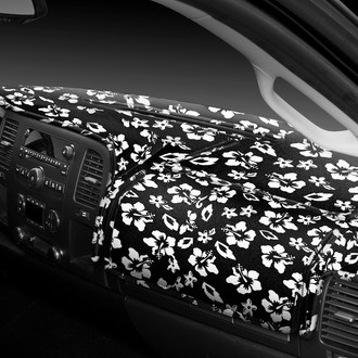 Coverking® - Designer Velour Hawaiian Black Custom Dash Cover