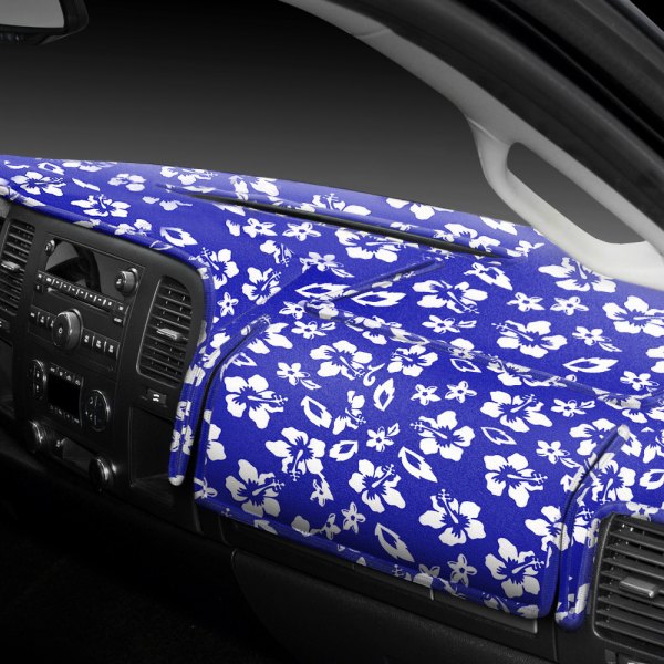  Coverking® - Designer Velour Hawaiian Blue Custom Dash Cover