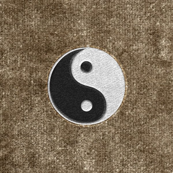 Coverking® - Embroidery Yin-Yang Logo