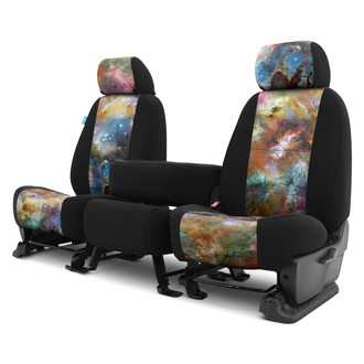 Coverking® - Designer Printed Neosupreme Nature Nebula 1st Row Cosmos Custom Seat Covers