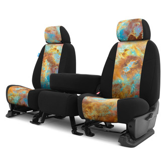 Coverking® - Designer Printed Neosupreme Nature Nebula 1st Row Painted Custom Seat Covers