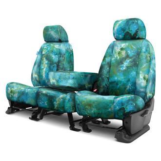 Coverking® - Designer Printed Neosupreme Nature Nebula 1st Row Aquatic Custom Seat Covers