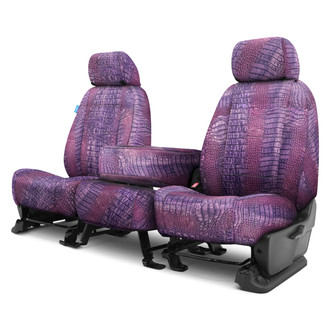 Coverking® - Designer Printed Neosupreme Animal Printed 1st Row Alligator Royal Custom Seat Covers