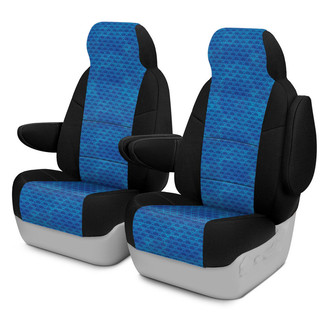 Coverking® - Designer Printed Neosupreme Overlapping Shell 1st Row Shell Sea Custom Seat Covers
