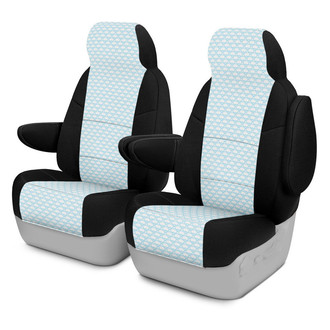 Coverking® - Designer Printed Neosupreme Overlapping Shell 1st Row Shell Sky Custom Seat Covers