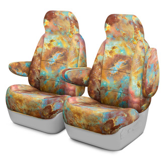 Coverking® - Designer Printed Neosupreme Nature Nebula 1st Row Painted Custom Seat Covers