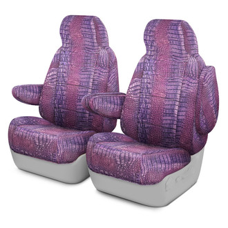 Coverking® - Designer Printed Neosupreme Animal Printed 1st Row Alligator Royal Custom Seat Covers