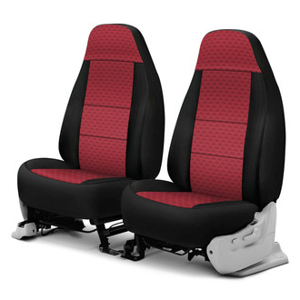 Coverking® - Designer Printed Neosupreme Overlapping Shell 1st Row Shell Rose Custom Seat Covers