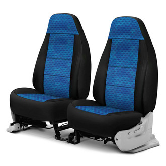 Coverking® - Designer Printed Neosupreme Overlapping Shell 1st Row Shell Sea Custom Seat Covers
