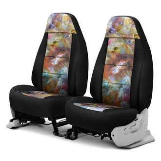 Coverking® - Designer Printed Neosupreme Nature Nebula 1st Row Cosmos Custom Seat Covers