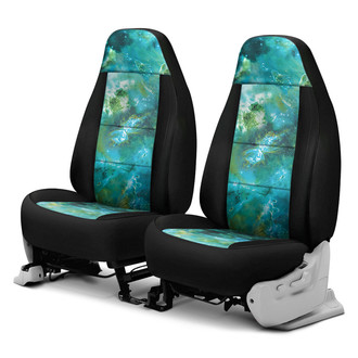 Coverking® - Designer Printed Neosupreme Nature Nebula 1st Row Aquatic Custom Seat Covers