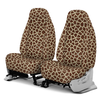 Coverking® - Designer Printed Neosupreme Animal Printed 1st Row Giraffe Custom Seat Covers