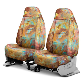 Coverking® - Designer Printed Neosupreme Nature Nebula 1st Row Painted Custom Seat Covers