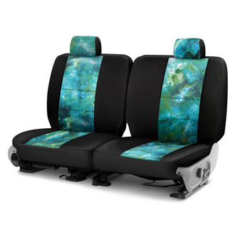 Coverking® - Designer Printed Neosupreme Nature Nebula 3rd Row Aquatic Custom Seat Covers