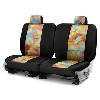 Coverking® - Designer Printed Neosupreme Nature Nebula 3rd Row Painted Custom Seat Covers