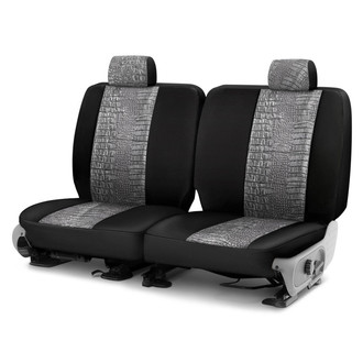 Coverking® - Designer Printed Neosupreme Animal Printed 3rd Row Alligator Steel Custom Seat Covers