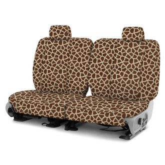 Coverking® - Designer Printed Neosupreme Animal Printed 3rd Row Giraffe Custom Seat Covers