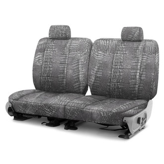 Coverking® - Designer Printed Neosupreme Animal Printed 3rd Row Alligator Steel Custom Seat Covers