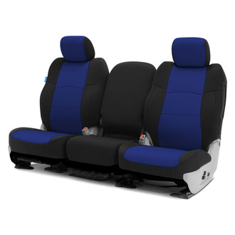 Coverking® - CR-Grade Neoprene 2nd Row Black & Blue Custom Seat Covers
