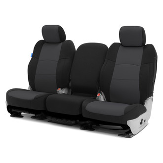 Coverking® - CR-Grade Neoprene 2nd Row Black & Charcoal Custom Seat Covers