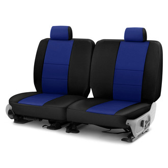 Coverking® - CR-Grade Neoprene 3rd Row Black & Blue Custom Seat Covers