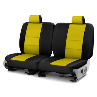 Coverking® - CR-Grade Neoprene 3rd Row Black & Yellow Custom Seat Covers