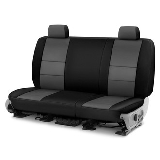 Coverking® - CR-Grade Neoprene 1st Row Black & Medium Gray Custom Seat Covers
