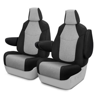 Coverking® - SpartanShield™ 1st Row Gray & Black Custom Seat Covers