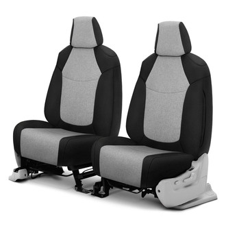 Coverking® - SpartanShield™ 1st Row Gray & Black Custom Seat Covers