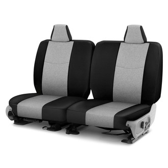 Coverking® - SpartanShield™ 3rd Row Gray & Black Custom Seat Covers