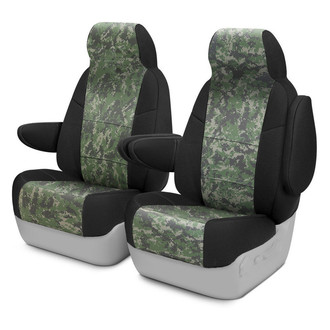 Coverking® - Digital 1st Row Camo Jungle Custom Seat Covers