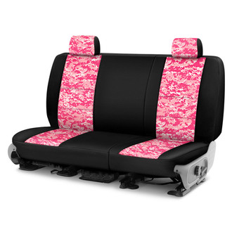 Coverking® - Digital 3rd Row Camo Pink Custom Seat Covers