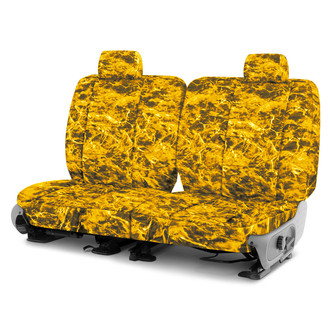 Coverking® - Mossy Oak™ 3rd Row Elements Yellowfin Custom Seat Covers