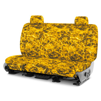 Coverking® - Mossy Oak™ 2nd Row Elements Yellowfin Custom Seat Covers