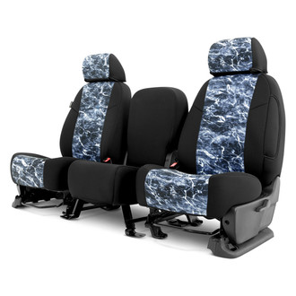 Coverking® - Mossy Oak™ 2nd Row Elements Bluefin Custom Seat Covers
