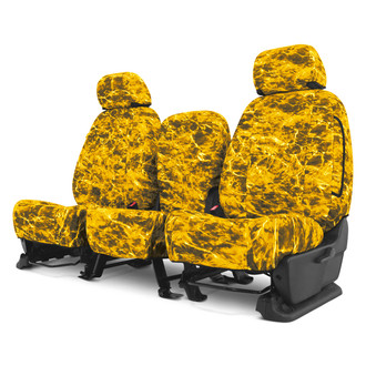 Coverking® - Mossy Oak™ 1st Row Elements Yellowfin Custom Seat Covers