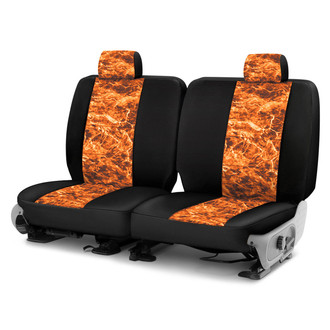 Coverking® - Mossy Oak™ 3rd Row Elements Sunset Custom Seat Covers