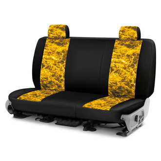 Coverking® - Mossy Oak™ 3rd Row Elements Yellowfin Custom Seat Covers