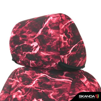 Coverking® - Mossy Oak™ 1st Row Elements Crimson Custom Seat Covers