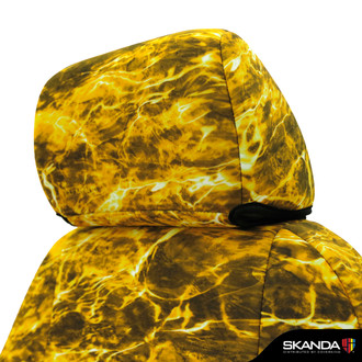 Coverking® - Mossy Oak™ 1st Row Elements Yellowfin Custom Seat Covers