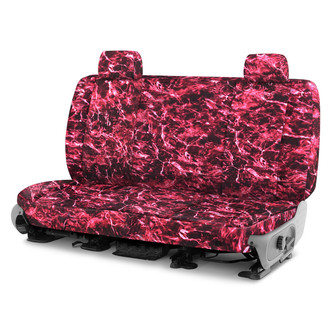 Coverking® - Mossy Oak™ 3rd Row Elements Crimson Custom Seat Covers