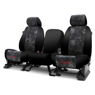 Coverking® - Kryptek™ Neosupreme 2nd Row Tactical Camo Typhon & Black Custom Seat Covers