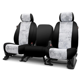 Coverking® - Kryptek™ Neosupreme 2nd Row Tactical Camo Yeti & Black Custom Seat Covers