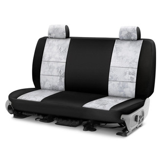 Coverking® - Kryptek™ Neosupreme 1st Row Camo Yeti & Black Custom Seat Covers