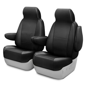 Coverking® - Perforated 1st Row Black Custom Seat Covers